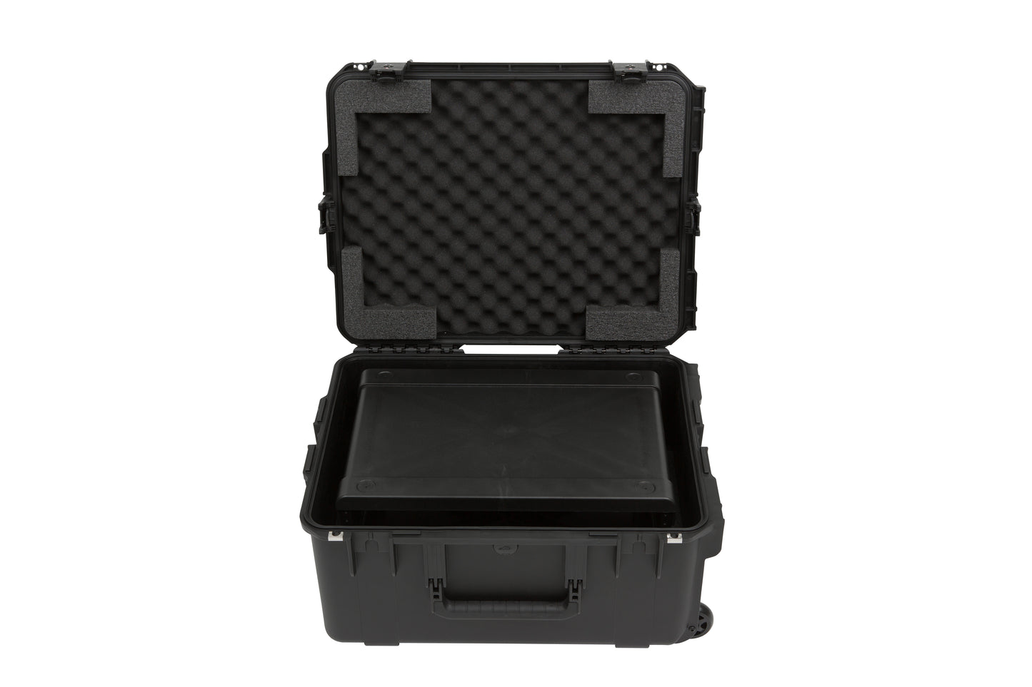 iSeries Case with Removeable 3U Injection Molded Rack Cage, TSA Latches, Wheels