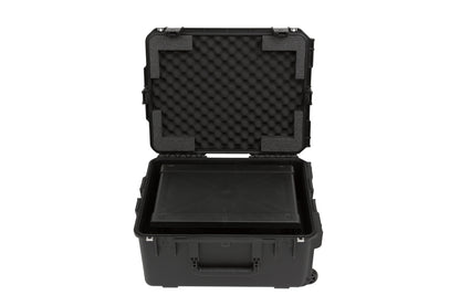 iSeries Case with Removeable 3U Injection Molded Rack Cage, TSA Latches, Wheels