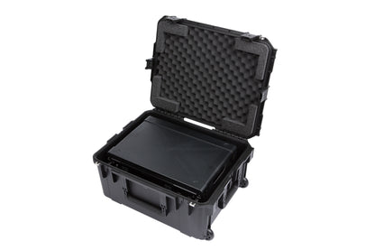 iSeries Case with Removeable 3U Injection Molded Rack Cage, TSA Latches, Wheels