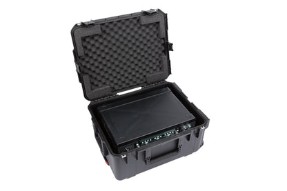 iSeries Case with Removeable 3U Injection Molded Rack Cage, TSA Latches, Wheels