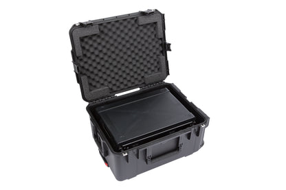 iSeries Case with Removeable 3U Injection Molded Rack Cage, TSA Latches, Wheels