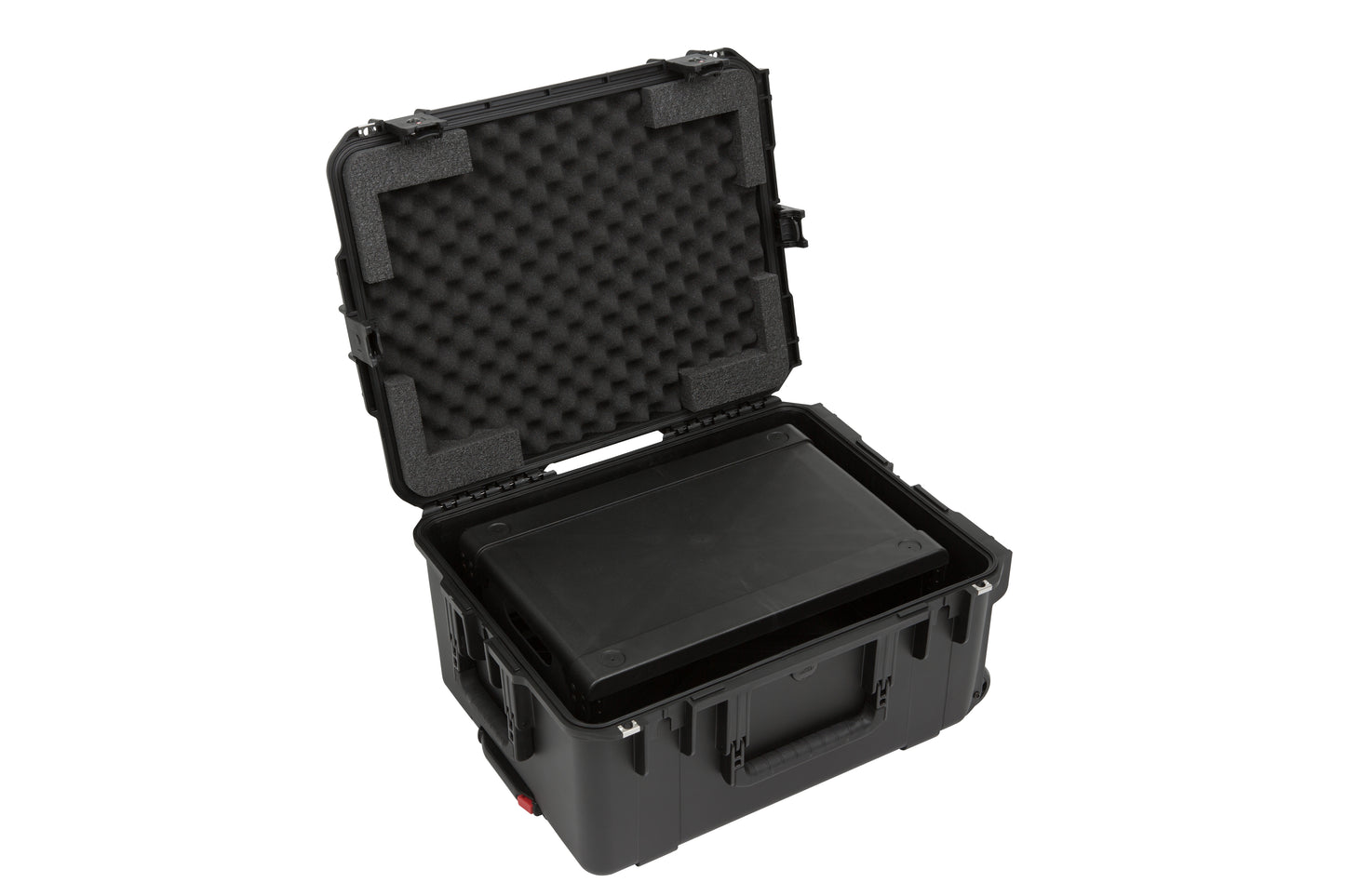 iSeries Case with Removeable 3U Injection Molded Rack Cage, TSA Latches, Wheels