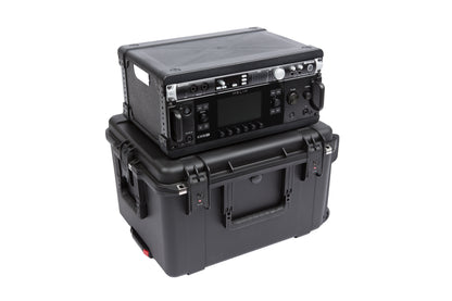 iSeries Case with Removeable 4U Injection Molded Rack Cage, TSA Latches, Wheels