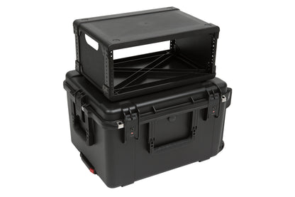 iSeries Case with Removeable 4U Injection Molded Rack Cage, TSA Latches, Wheels