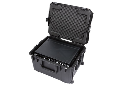 iSeries Case with Removeable 4U Injection Molded Rack Cage, TSA Latches, Wheels
