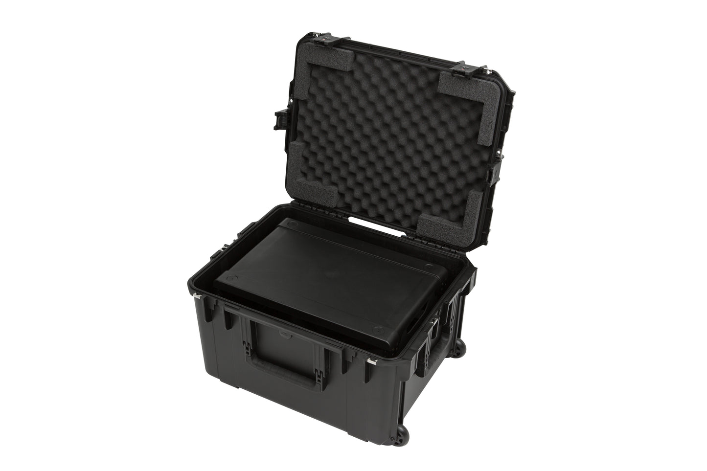 iSeries Case with Removeable 4U Injection Molded Rack Cage, TSA Latches, Wheels