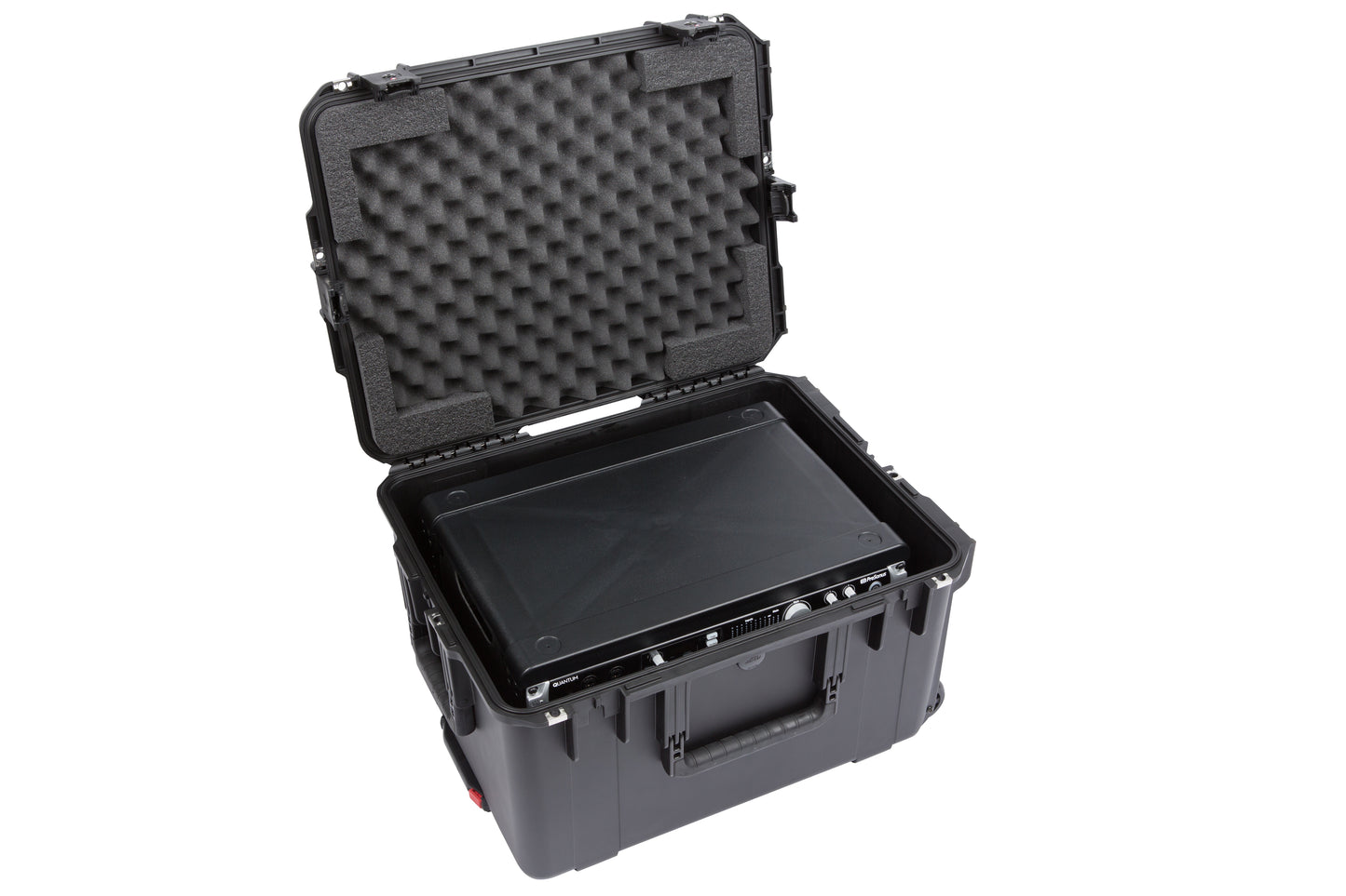 iSeries Case with Removeable 4U Injection Molded Rack Cage, TSA Latches, Wheels