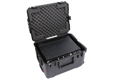 iSeries Case with Removeable 4U Injection Molded Rack Cage, TSA Latches, Wheels
