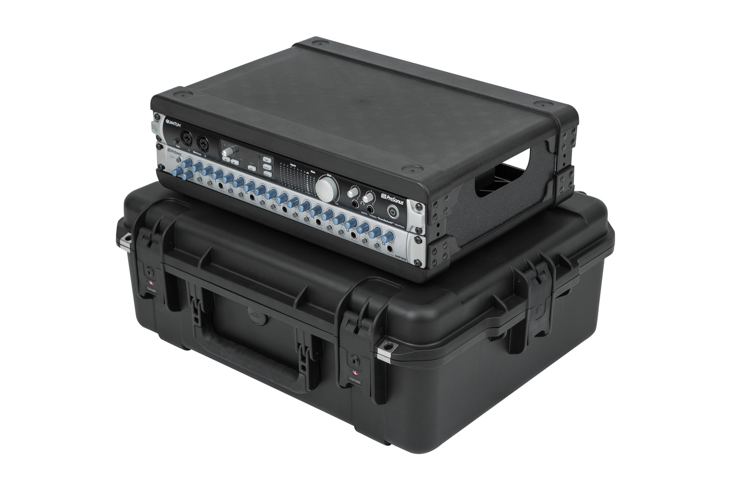 iSeries Case with Removeable 2U Injection Molded Rack Cage, TSA Latches
