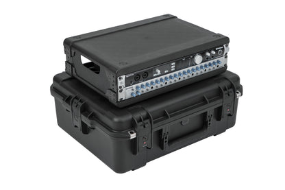 iSeries Case with Removeable 2U Injection Molded Rack Cage, TSA Latches
