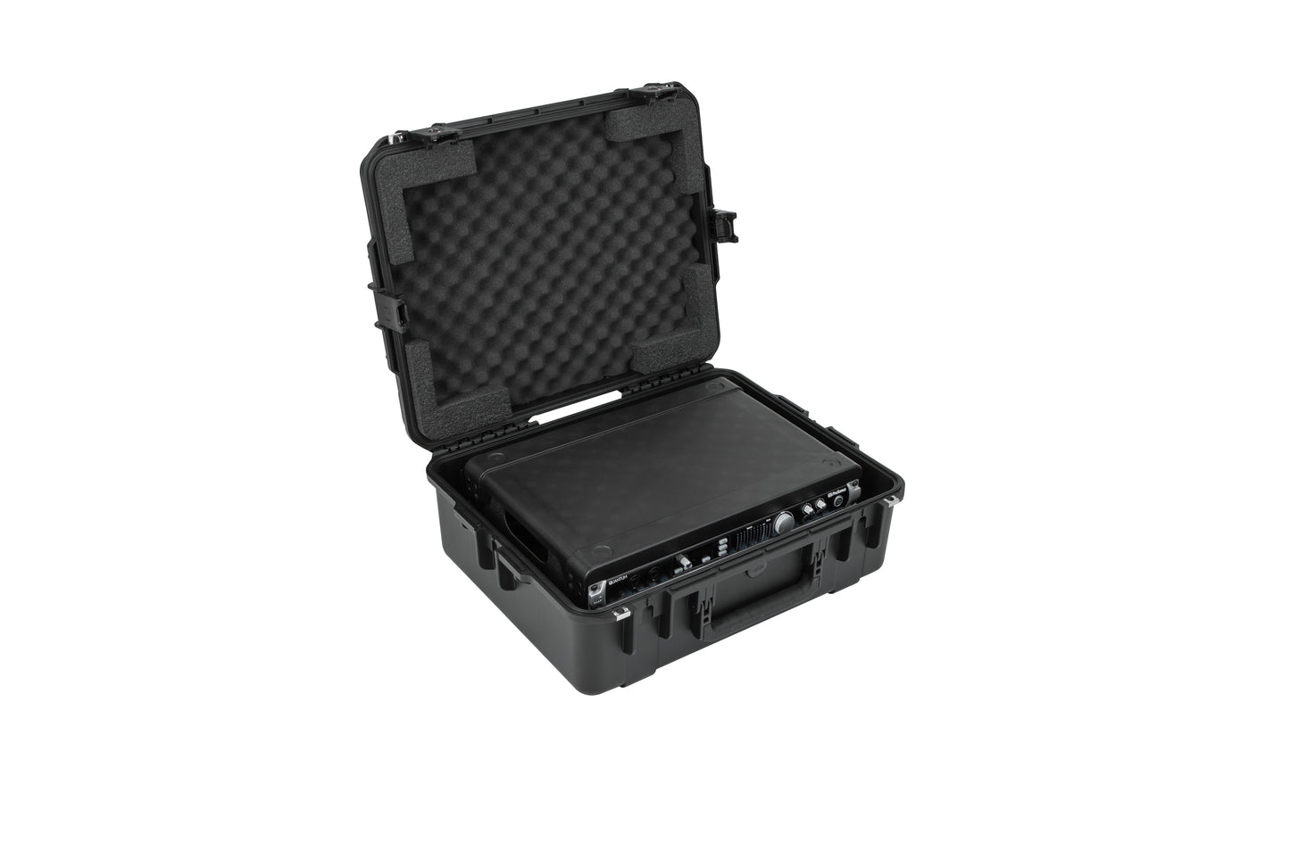iSeries Case with Removeable 2U Injection Molded Rack Cage, TSA Latches