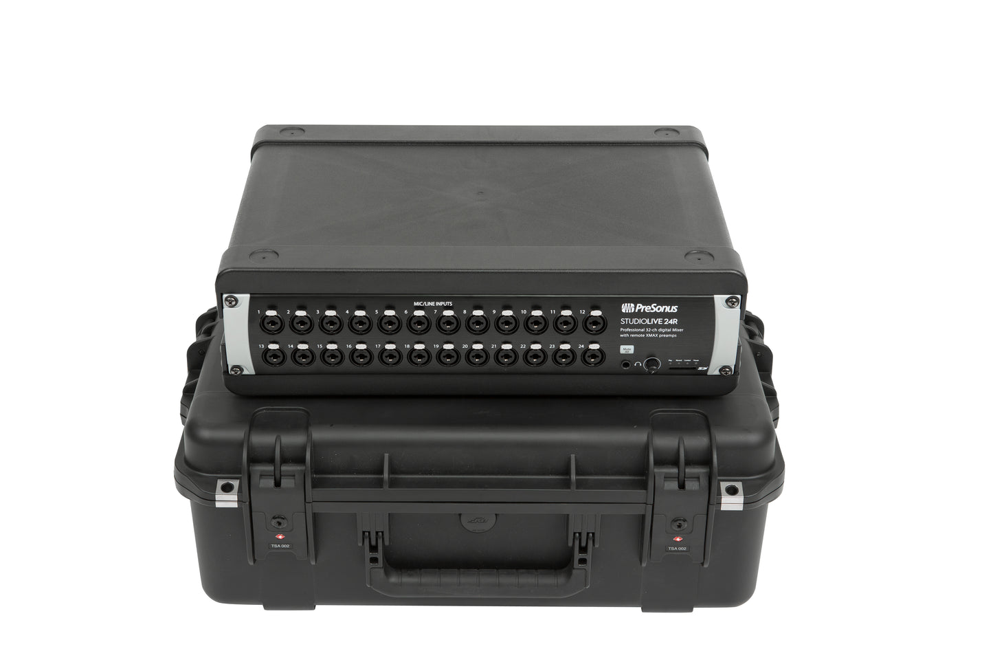 iSeries Case with Removeable 2U Injection Molded Rack Cage, TSA Latches
