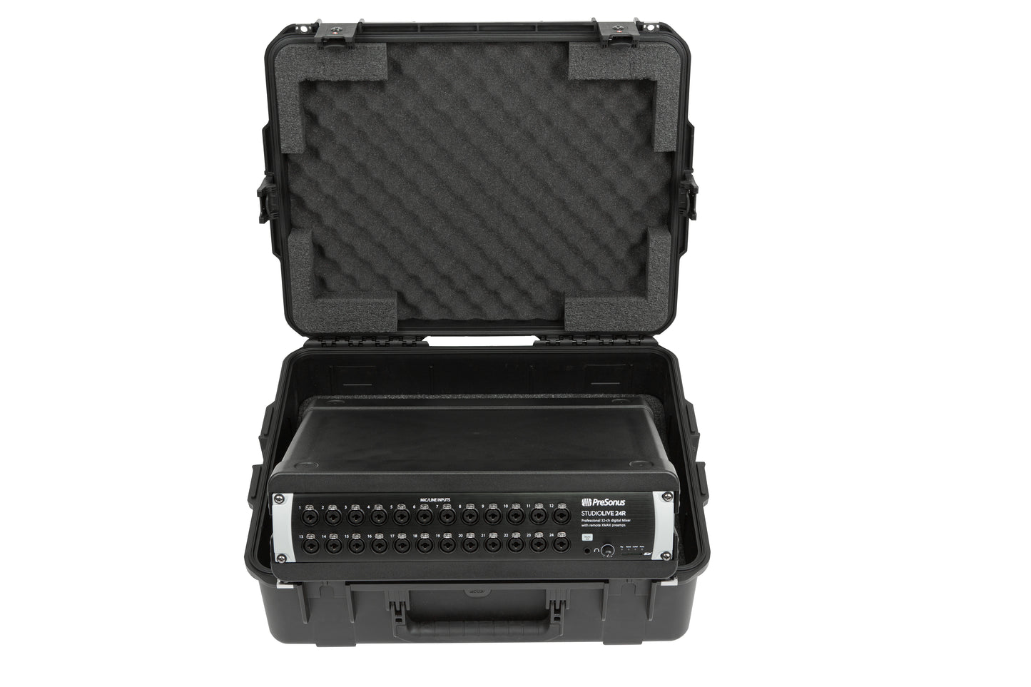 iSeries Case with Removeable 2U Injection Molded Rack Cage, TSA Latches