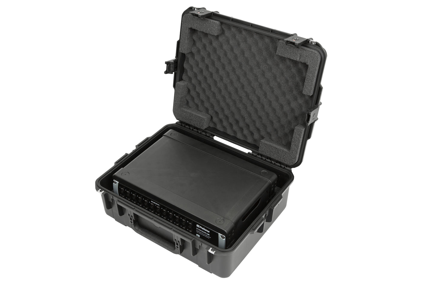iSeries Case with Removeable 2U Injection Molded Rack Cage, TSA Latches