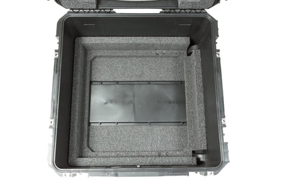iSeries Case with Removeable 10U Aluminum Shallow Rack Cage, TSA Locks, Wheels