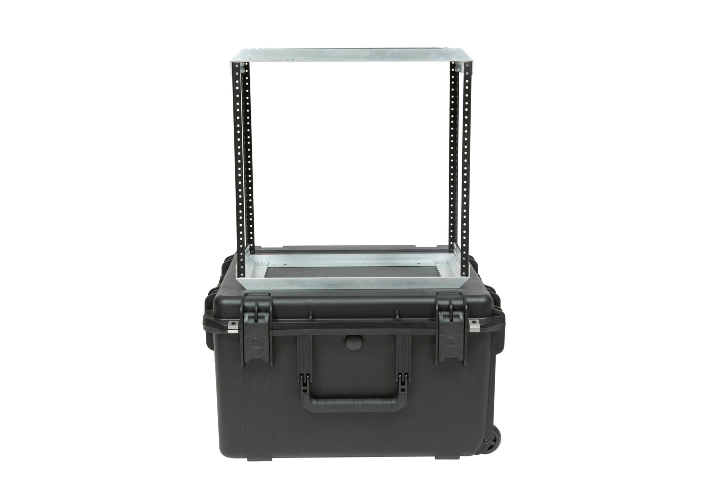 iSeries Case with Removeable 10U Aluminum Shallow Rack Cage, TSA Locks, Wheels