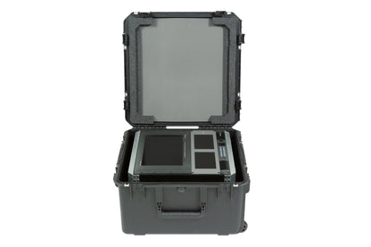 iSeries Case with Removeable 10U Aluminum Shallow Rack Cage, TSA Locks, Wheels