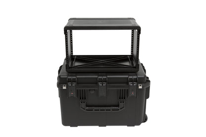 iSeries Case with Removeable 6U Injection Molded Rack Cage, TSA Latches, Wheels