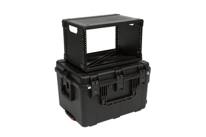 iSeries Case with Removeable 6U Injection Molded Rack Cage, TSA Latches, Wheels