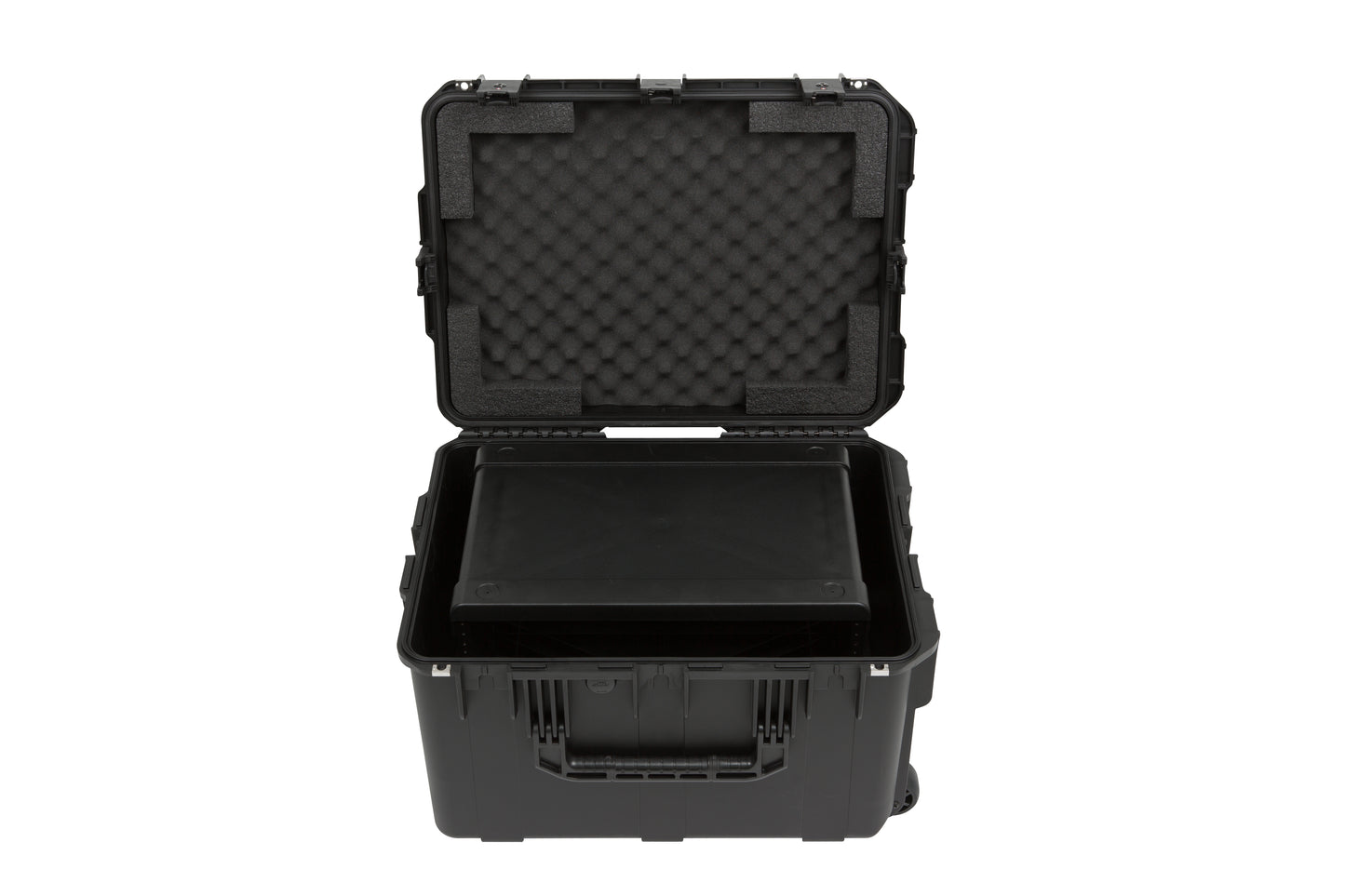 iSeries Case with Removeable 6U Injection Molded Rack Cage, TSA Latches, Wheels