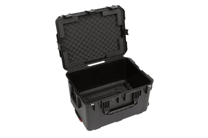 iSeries Case with Removeable 6U Injection Molded Rack Cage, TSA Latches, Wheels