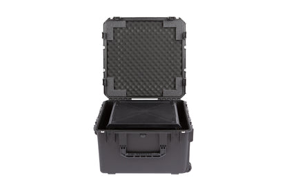 iSeries Case with Removeable 4U Injection Molded 20 Rack Cage, TSA Locking Latches, Wheels