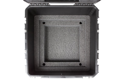 iSeries Case with Removeable 4U Injection Molded 20 Rack Cage, TSA Locking Latches, Wheels