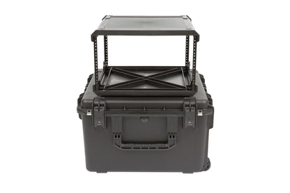 iSeries Case with Removeable 6U Injection Molded 20 Rack Cage, TSA Locking Latches, Wheels
