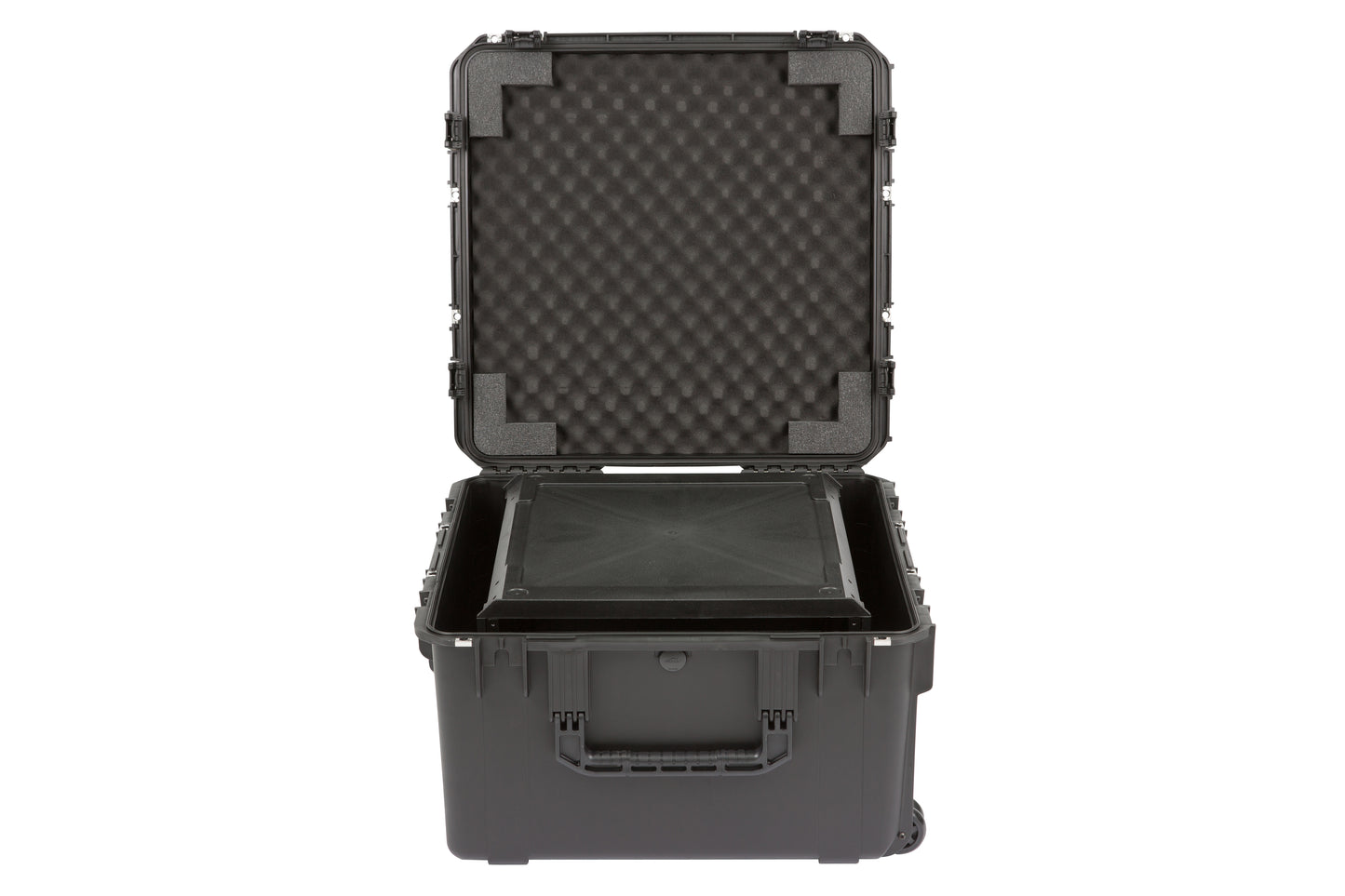 iSeries Case with Removeable 6U Injection Molded 20 Rack Cage, TSA Locking Latches, Wheels