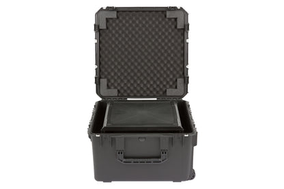 iSeries Case with Removeable 6U Injection Molded 20 Rack Cage, TSA Locking Latches, Wheels