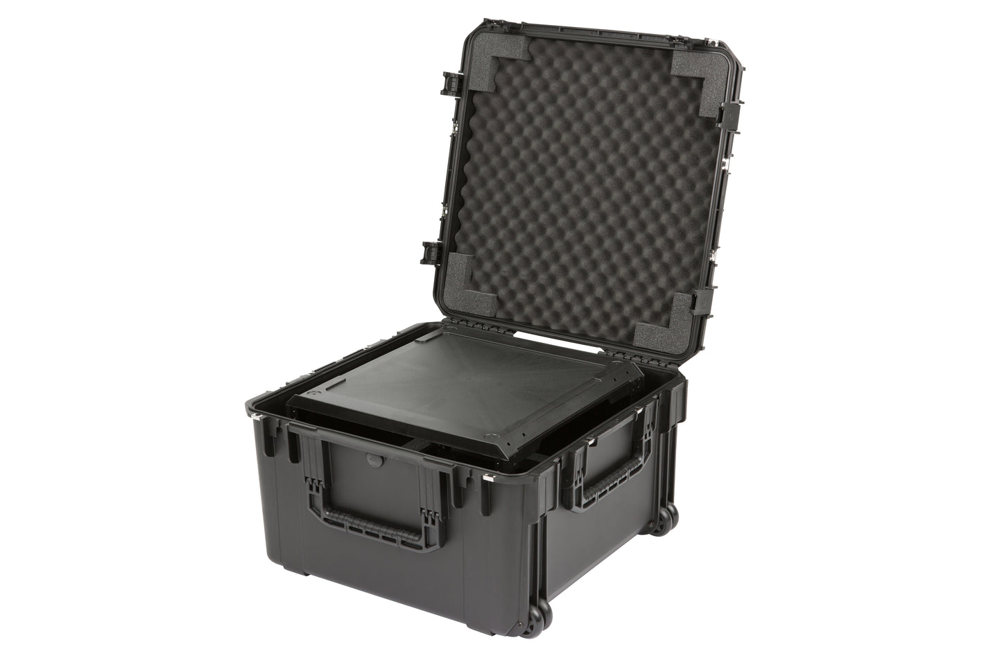 iSeries Case with Removeable 6U Injection Molded 20 Rack Cage, TSA Locking Latches, Wheels