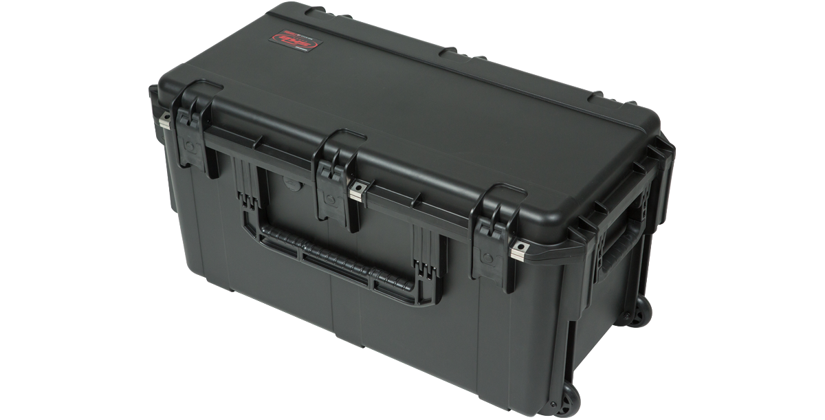 Cargo Trunk w/wheels and Trays, Black