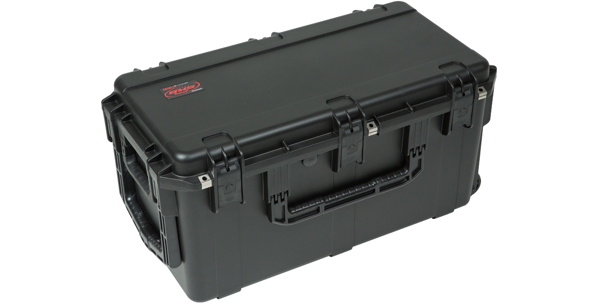 Cargo Trunk w/wheels and Trays, Black