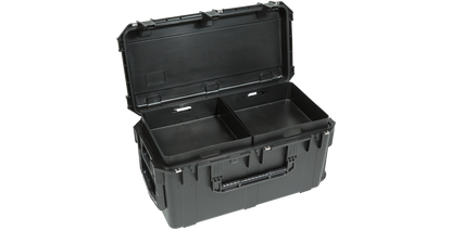 Cargo Trunk w/wheels and Trays, Black