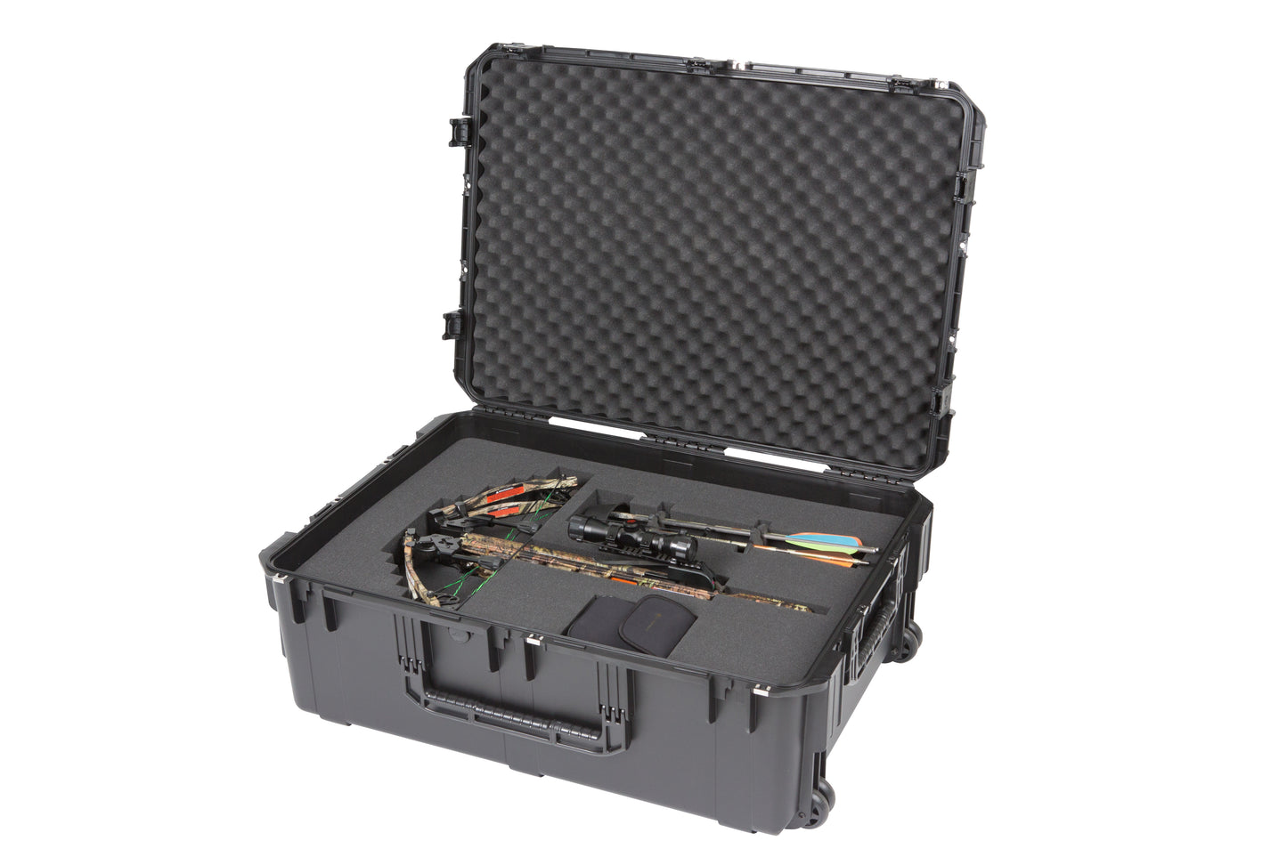 iSeries Large Crossbow Case - Cubed Foam w/wheels, Black
