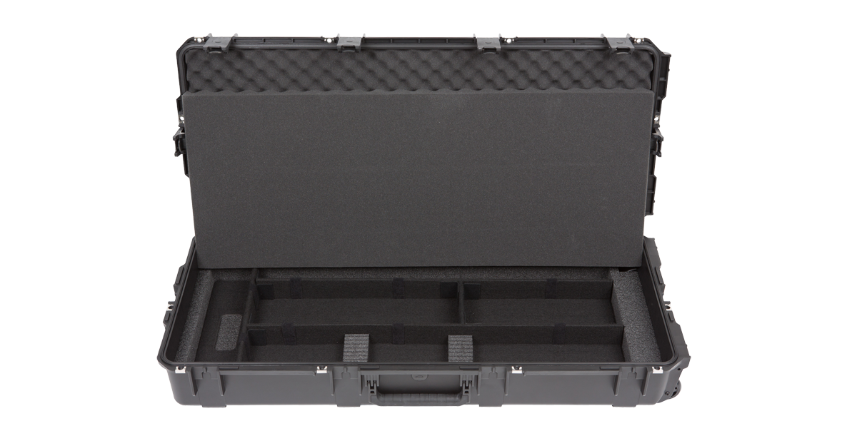 iSeries Ultimate Single Double bow case, Small, Black