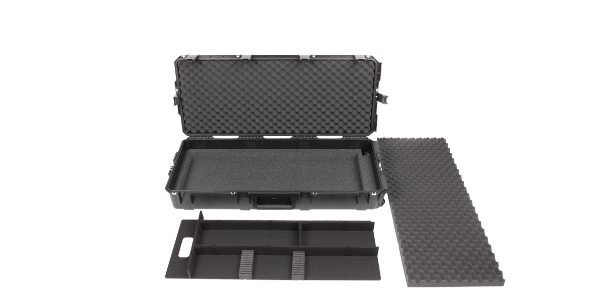 iSeries Ultimate Single Double bow case, Small, Black