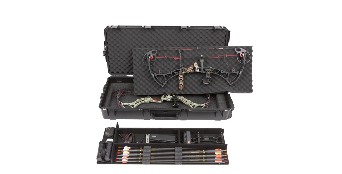 iSeries Ultimate Single Double bow case, Small, Black