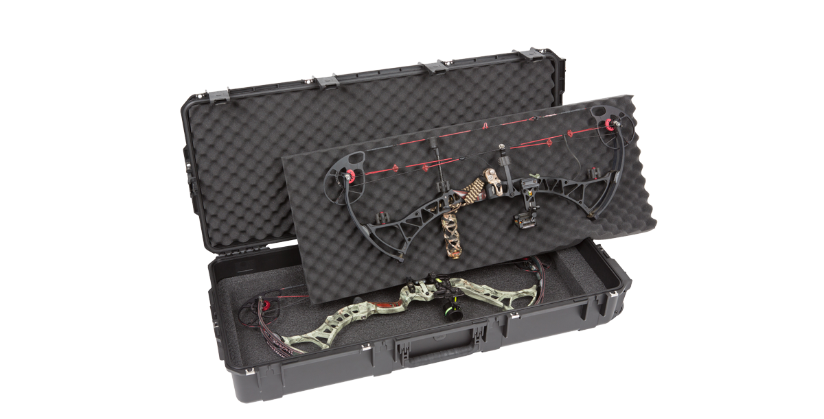 iSeries Ultimate Single Double bow case, Small, Black