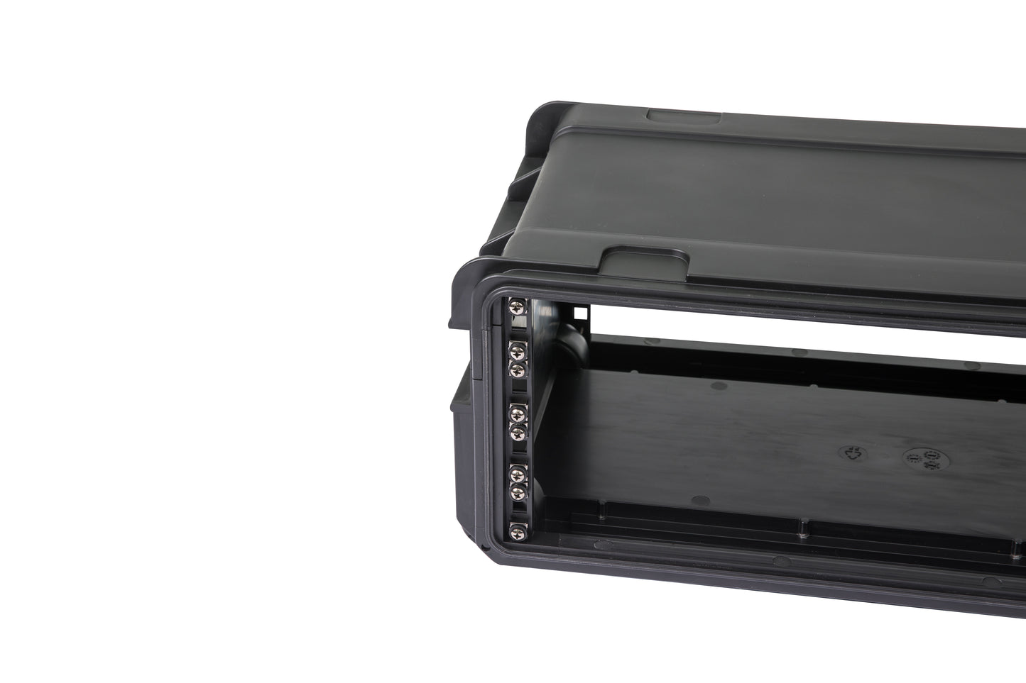 4U Injection Molded 11 Deep Rack w wheels and handle