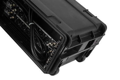 4U Injection Molded 11 Deep Rack w wheels and handle
