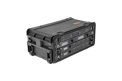 4U Injection Molded 11 Deep Rack w wheels and handle