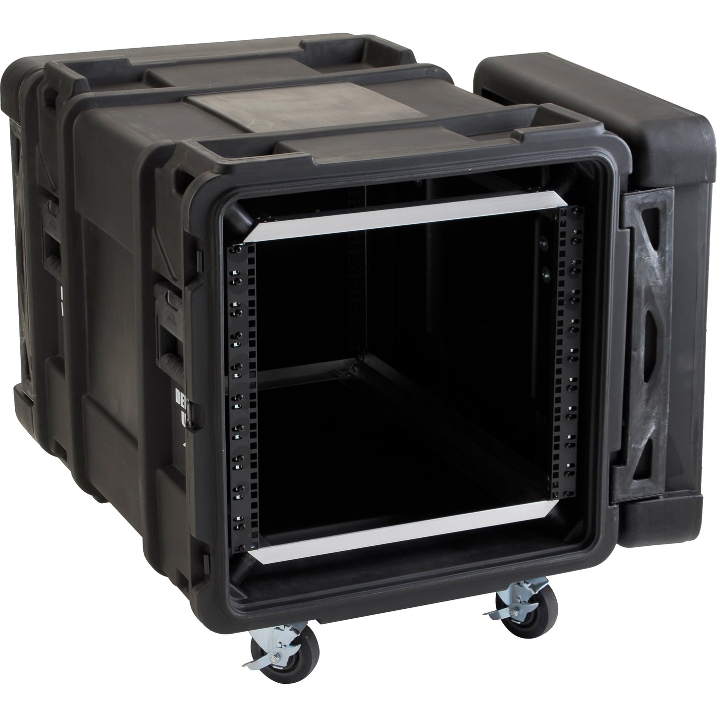 10U ShockRack 28 deep x 17.5 high, w square holes large round rack mount holes