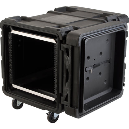 10U ShockRack 28 deep x 17.5 high, w square holes large round rack mount holes