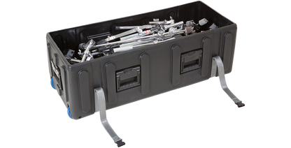 Roto-Molded Large Drum Hardware Case with wheels 42 x 16 x 16.50