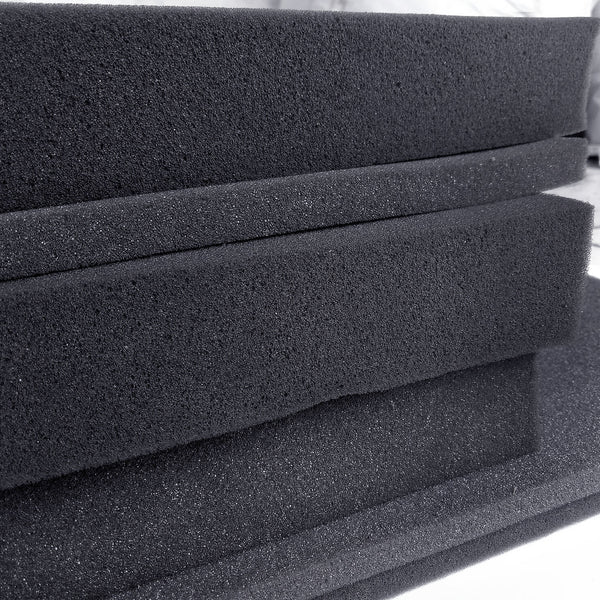 Polyurethane foam bun stock and sheets
