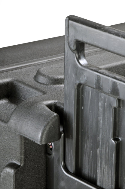 12U Shock Mount Rack, with wheels and handle