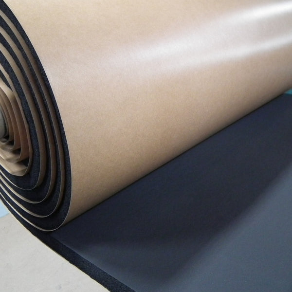 Elastomeric foam roll goods